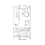 Vimar Idea 1-Way Rocker Switch, 1P 16 AX 250V, IP40, 1-Module