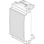 Vimar Idea Blank Module, Grooved Front, 1 Module, Halogen-Free