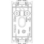 Vimar Idea Cable Outlet, Cord-Grip, 1 Module