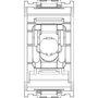 Vimar Netsafe 16359 RJ45 Socket Outlet, T568A/B Wiring, 8-Contact