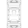 Vimar Netsafe 16359 RJ45 Socket Outlet, T568A/B Wiring, 8-Contact