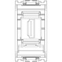 Vimar Idea HDMI 2.1b Socket Outlet, 1-Module, Keystone Fixing, Flush Mount, IP20