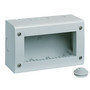 Vimar Idea/8000 Surface-Mount Enclosure, 4-Module, IP40, RAL 7035 Grey