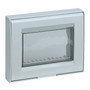 Vimar Idea/8000 IP55 Cover, 3-Module, 3 Adaptors Included
