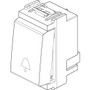 Vimar Idea Push Button Switch, 1P NO, 10A 250V, IP40, Flush Mount