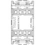 Vimar Idea Double Push Button, 1P NO + 1P NO, 10A 250V, IP40, Flush Mount