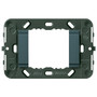 Vimar Idea 2-Module Mounting Frame, For 3-Module Boxes, 60 mm Fixing Centres, Without Screws - Apollo Lighting