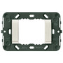 Vimar Idea 2-Module Mounting Frame, For 3-Module Boxes, 60 mm Fixing Centres, Without Screws