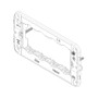 Vimar IDEA 4-Module Mounting Frame, Screws Included, Grey, Thermoplastic - Apollo Lighting
