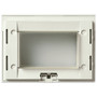 Vimar Idea 3-Module Mounting Frame, For Classica Cover Plates, For 3-Module Flush Mounting Boxes, IP55, With Screws