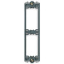 Vimar Idea 2-Module Flush Panel Mounting Frame, With Screws, Grey