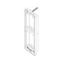 Vimar Idea 2-Module Flush Panel Mounting Frame, With Screws, Grey