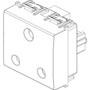 Vimar Idea 2P+E British Standard SICURY Socket Outlet, 16A 250V, 2 Modules, IP20