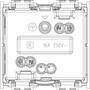 Vimar Idea SICURY French Standard Socket Outlet, 2P+E, 16A, 250V, 2 Modules, IP20