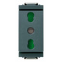 Vimar Idea Italian Standard P17/11 Socket Outlet, 2P+E, 16A, 250V, Reduced Module, SICURY, IP20