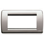 Vimar Idea Rondò Cover Plate, 4-Module, 148 x 82 x 9 mm