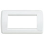 Vimar Idea Rondò Cover Plate, 4-Module, 148 x 82 x 9 mm
