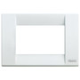 Vimar Idea Classica 3-Module Cover Plate, Die-Cast Metal, Clamp Mounting