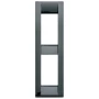 Vimar Idea Classica 2-Module Cover Plate, Die-Cast Metal, for Panel Mounting