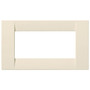 Vimar - Idea 16744 Classica Cover Plate - 4 Module, Plastic - Apollo Lighting