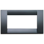 Vimar Idea Classica 4-Module Cover Plate, Horizontal/Vertical Mounting, 145 x 82 mm, Thermoplastic - Apollo Lighting