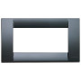 Vimar Idea Classica 4-Module Cover Plate, Horizontal/Vertical Mounting, 145 x 82 mm, Thermoplastic - Apollo Lighting