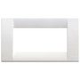 Vimar Idea Classica 4-Module Cover Plate, Horizontal/Vertical Mounting, 145 x 82 mm, Thermoplastic
