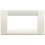 Vimar Idea Classica 4-Module Cover Plate, Horizontal/Vertical Mounting, 145 x 82 mm, Thermoplastic
