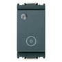 Vimar Idea Single Push Button, 1P NC, 10A 250V, Luminous, IP40