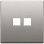 Vimar Eikon Cover Plate, Metal, Horizontal/Vertical Mount