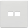 Vimar Eikon Cover Plate, Metal, Horizontal/Vertical Mount
