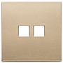 Vimar Eikon Cover Plate, Metal, Horizontal/Vertical Mount
