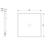 Vimar Eikon Cover Plate, Metal, Horizontal/Vertical Mount