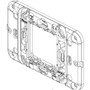 Vimar RF Device Mounting Frame, For Eikon and Plana 2-Module Cover Plates, Surface Mount - Apollo Lighting