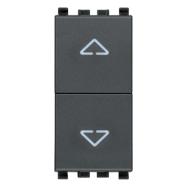 Vimar Eikon 2-Way Switch, 2P 10AX, 250V, 6 Terminals, Central OFF