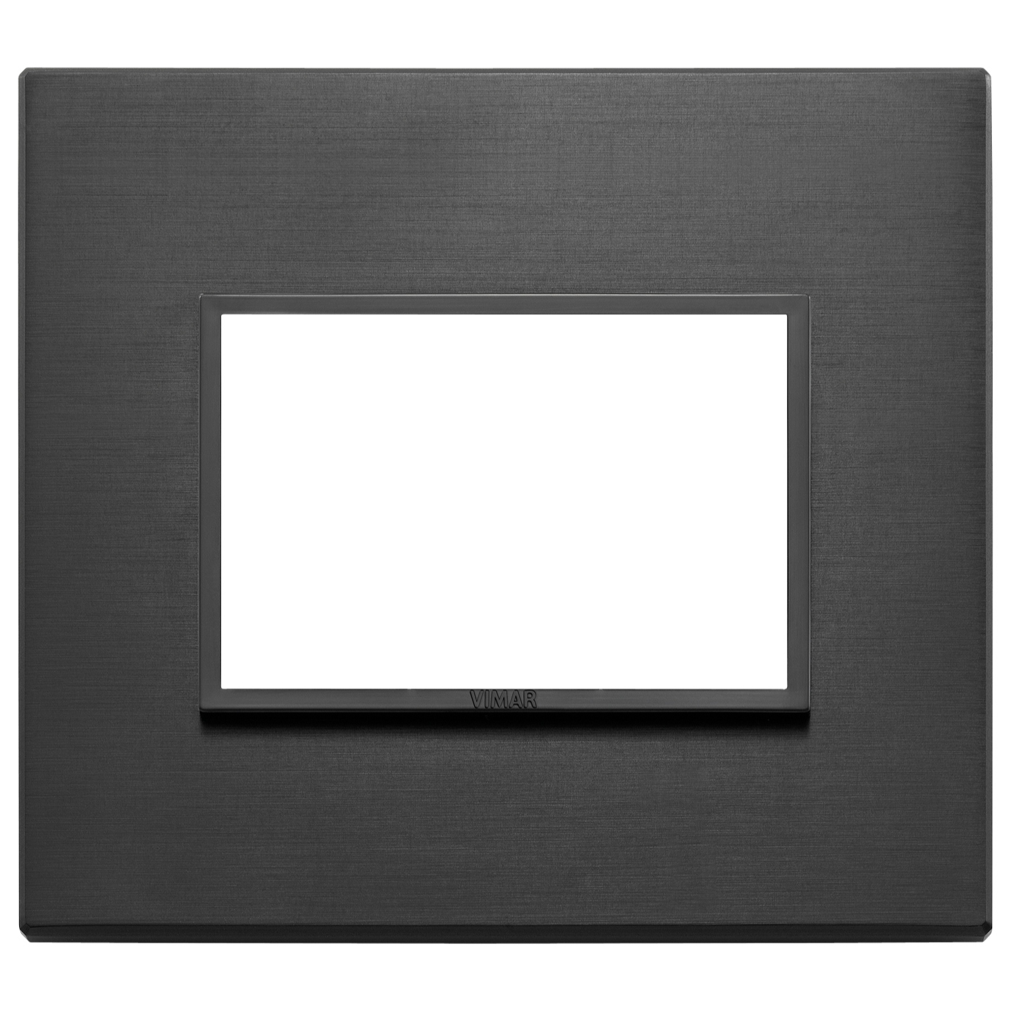 Vimar Eikon EVO 21653 Cover Plate, 3-Module, Clamp Fixing, For Support 21613