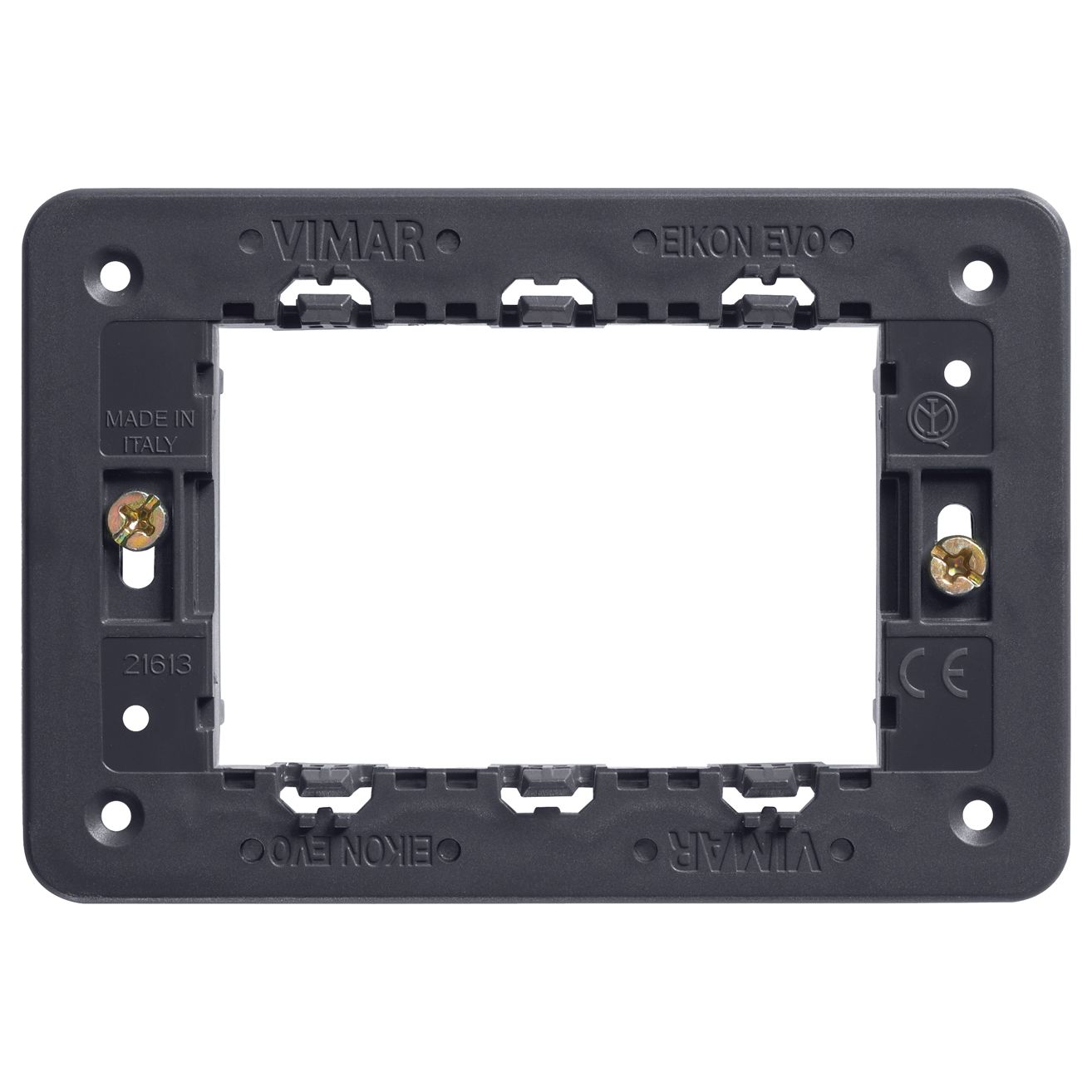 Vimar Eikon Mounting Frame and Protection Cover, 3-Module