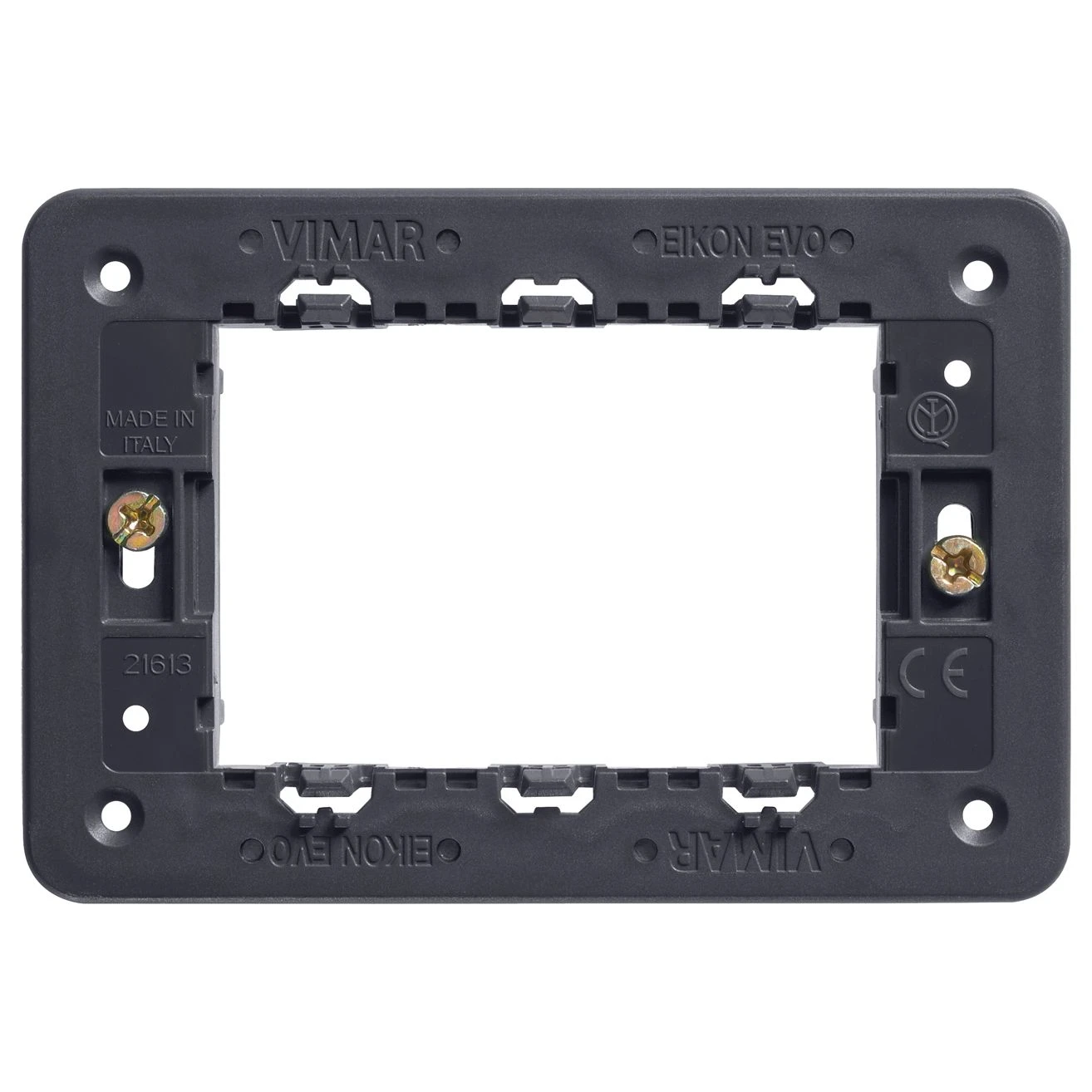 Vimar Eikon Mounting Frame and Protection Cover, 3-Module