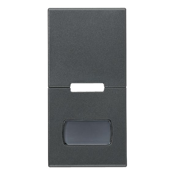 Vimar Eikon Interchangeable 1-Module Button, Thermoplastic