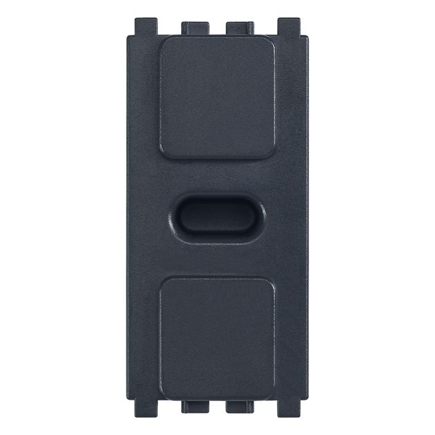 Vimar Eikon Tactil Blank Module, 1 Module, Grey, Halogen-Free