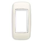 Vimar Eikon Round Cover Plate, 1 Module, Panel Mount, 40 x 80 mm