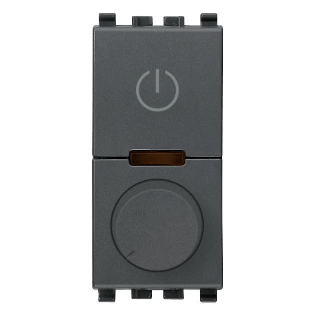 Vimar Eikon MASTER Universal Rotary Dimmer, Flush Mount, IP40