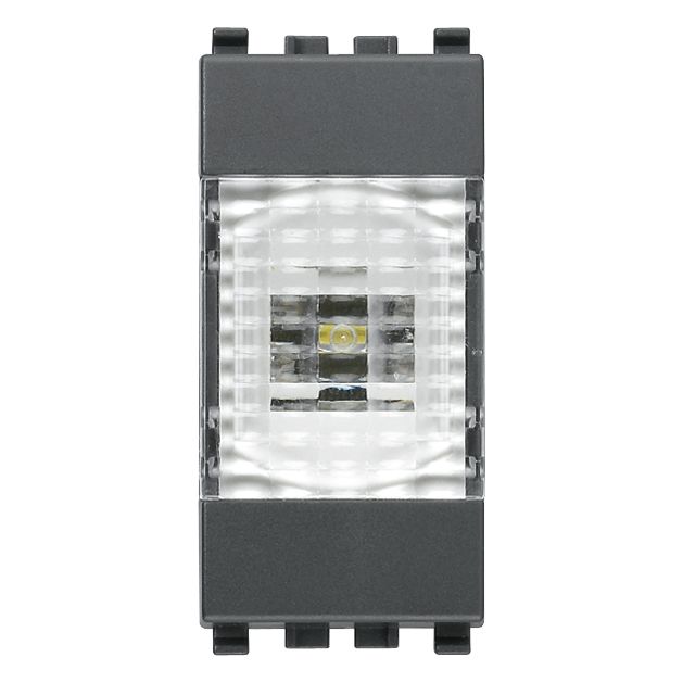 Vimar Eikon LED Lamp 1M, 12V AC/DC, IP40, White LED, Grey Module