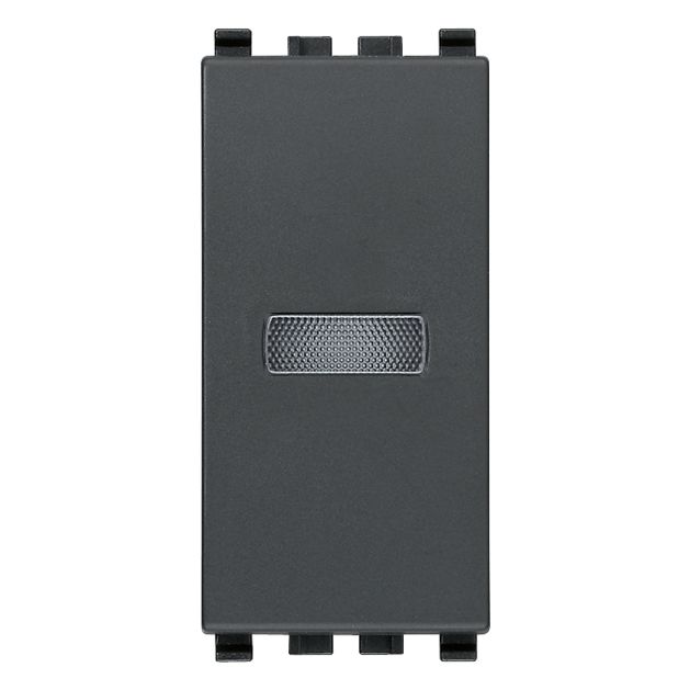 Vimar Eikon Signalling Unit Indicator, 250V, IP40, 1 Module, White Diffuser, Without Lamp