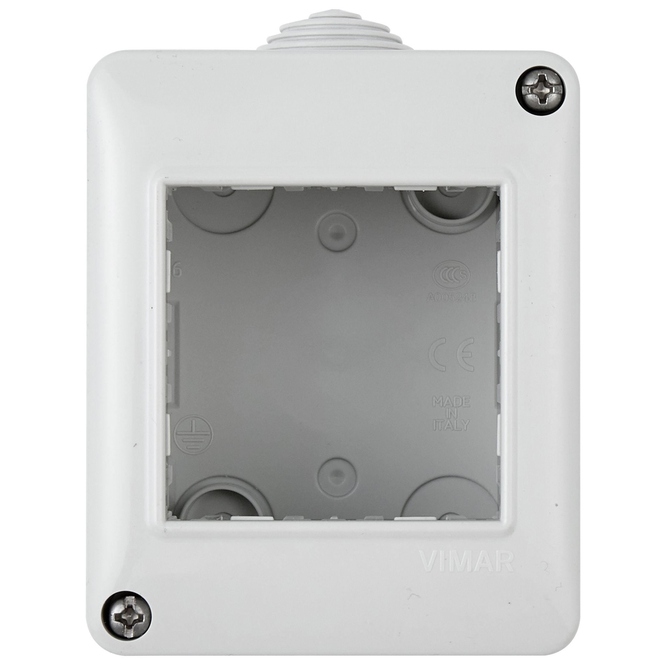 Vimar Isoset 2-Module Surface Enclosure, For Eikon and Plana, IP40, Grey