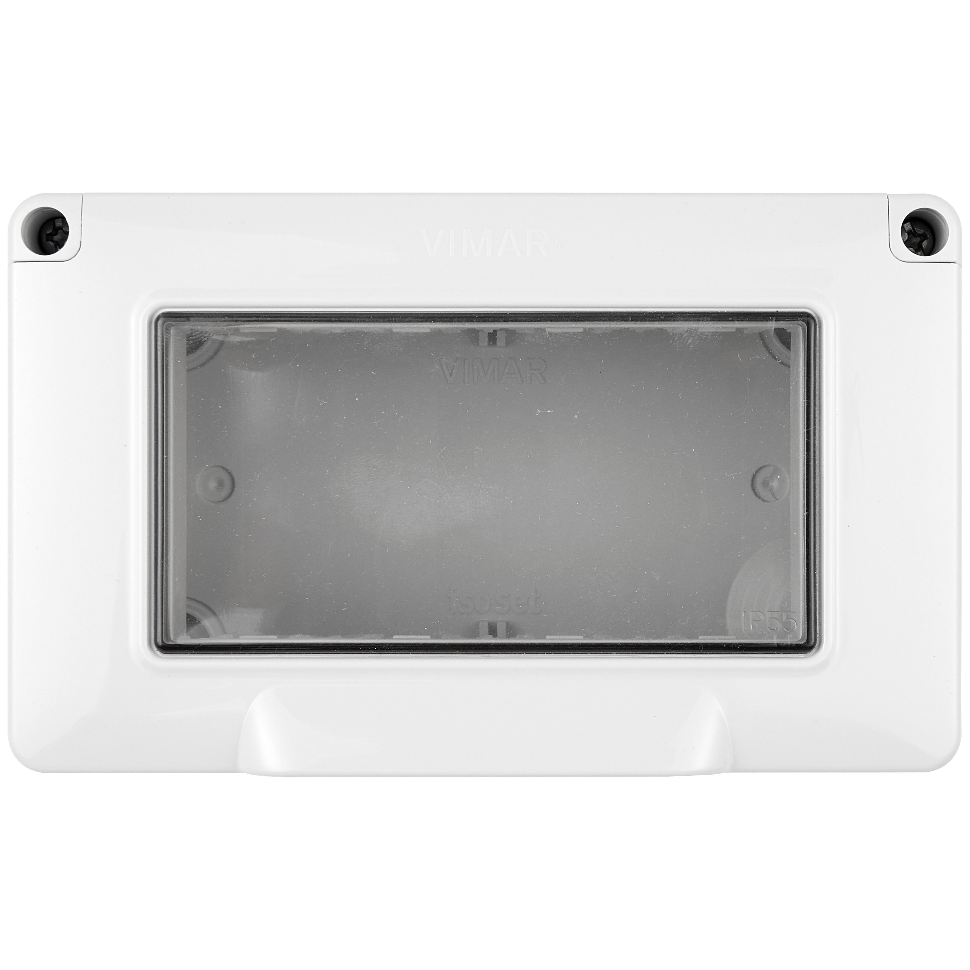 Vimar IP55 4-Module Surface Enclosure, For Eikon/Arké/Plana