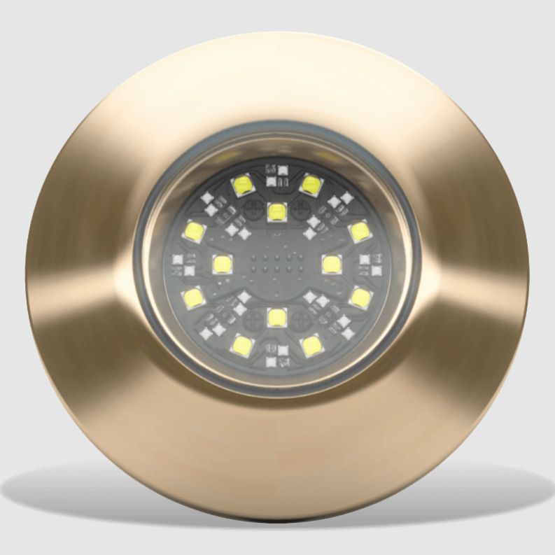 Lumishore - SUPRA THX403 Underwater Light - Cool White/Blue, 10-30VDC, IP68, 6A, Bronze (LM600344)