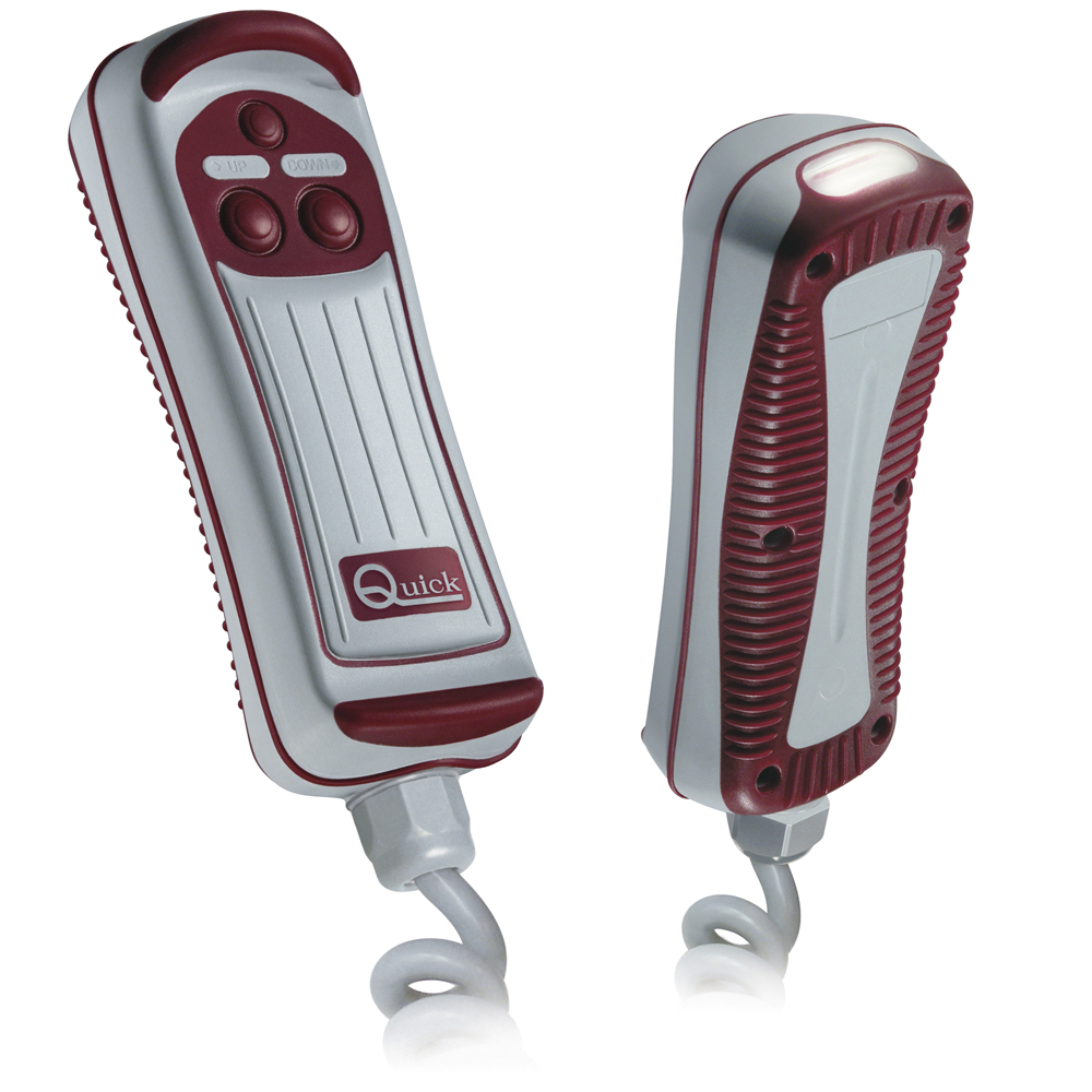 Quick - HRC1002L 2-Button Remote w/ LED Light