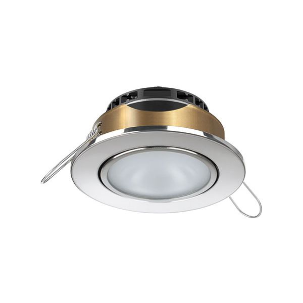 Quick Marine - Nikita Downlight - 4W, 10/30V, Adjustable, Spring Mount