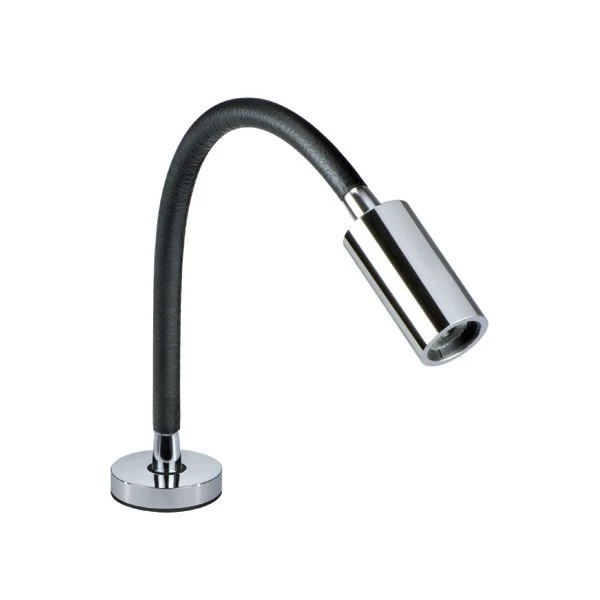 Quick Marine - Audrey LED Reading Light (Warm White, 10/30V, Black, Chromed Finish) (FASP1182TVCFA00)